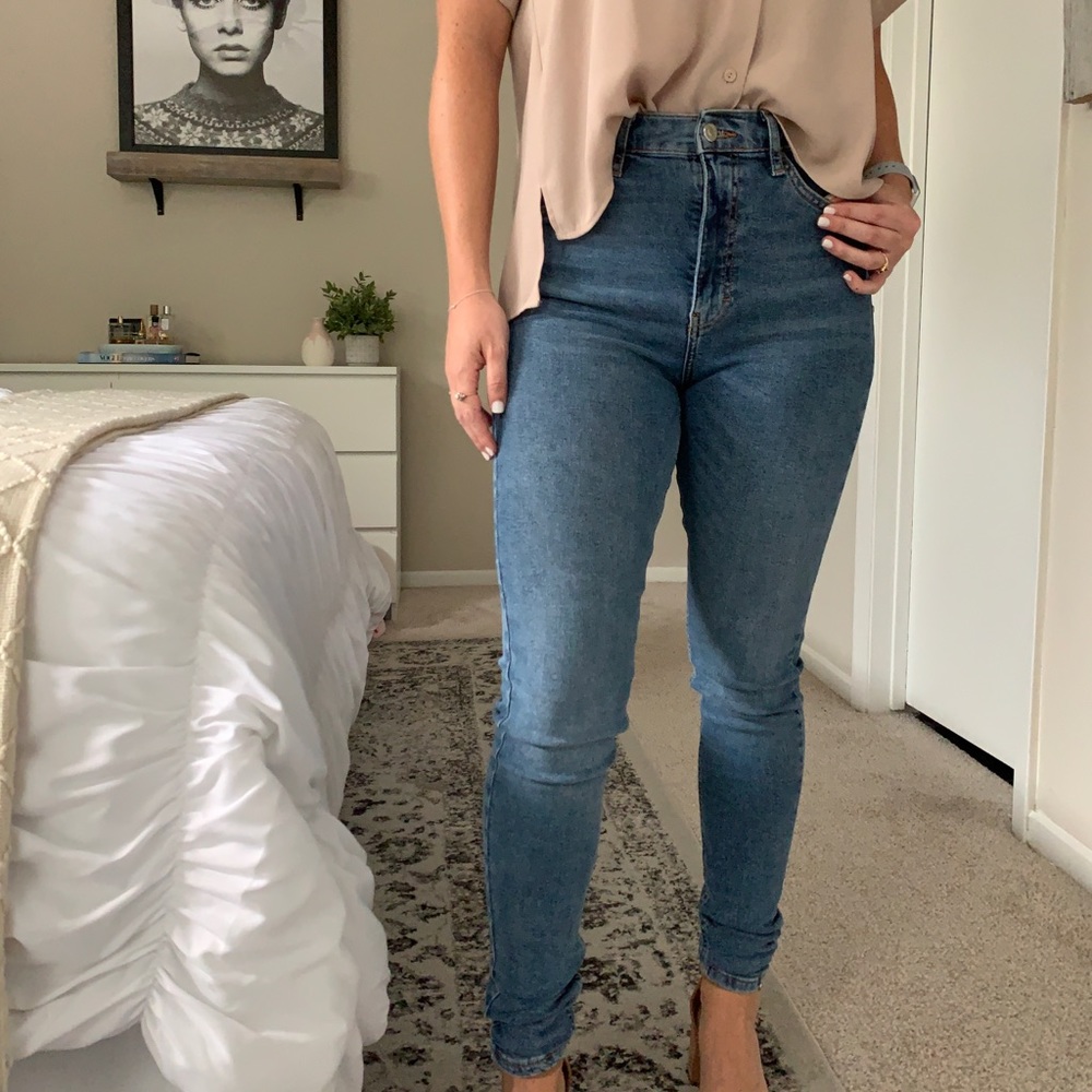 Topshop Highwaisted Jamie Jeans (Tall)
